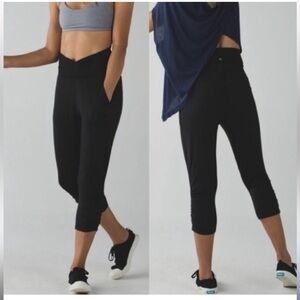 Lululemon Sunset Salutation Crop Capri Leggings